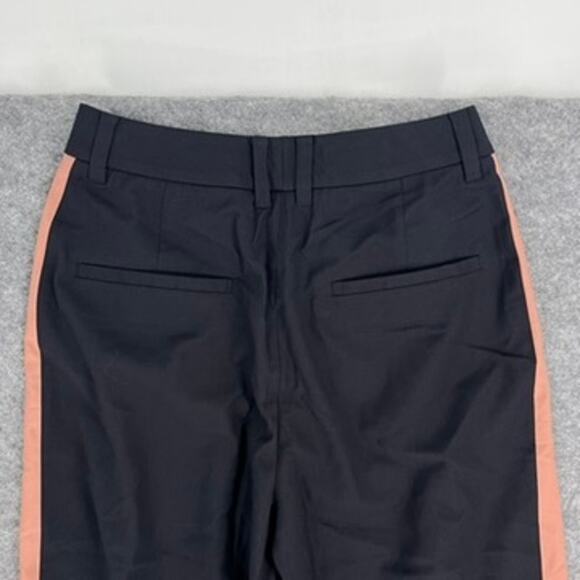 Wildfang The Empower Wide Leg Colorblock Trouser Black Brown New Size 8 - Picture 4 of 8